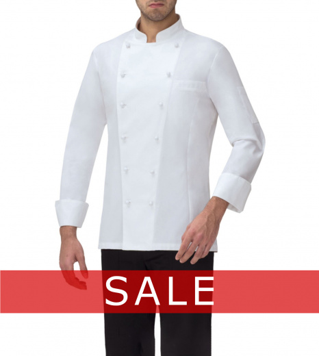 КИТЕЛЬ ШЕФ-ПОВАРА EXECUTIVE CHEF МУЖСКОЙ БЕЛЫЙ