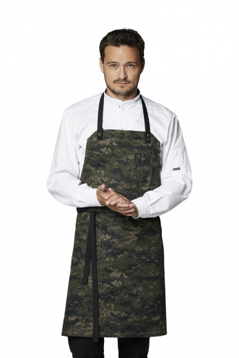 ФАРТУК ПОВАРСКОЙ С ГРУДКОЙ АРТ. 30360-1410-0-0-528 ХАКИ КАМУФЛЯЖ